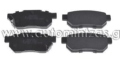 Brake pads MG, HONDA & ROVER    D5042M, 06022-SP8-000, 43022-SF1-000, 43022-SF1-010, 43022-SF1-020, 43022-SF1-505, 43022-SF1-525, 43022-SF1-S00, 43022-SF1-S01, 43022-SH3-507, 43022-SH3-527, 43022-SH3-N30, 43022-ST3-E00, 43022ST3E01, 43022-ST3-E50, 43022TF0G00, 43022TF0G01, GBP90316, EJP1437, GBP90347, EJP 1437, GBP 90316AF, GBP90316, GBP90347, GBP90347AF